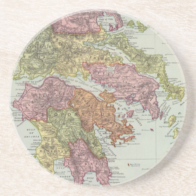 Posavasos De Arenisca Grecia 4 2 (Frente)