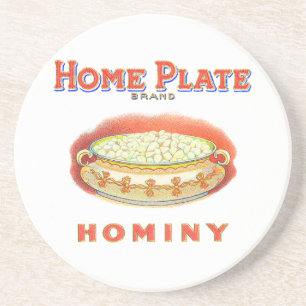 Posavasos De Arenisca Grits Hominy de Plate para el hogar