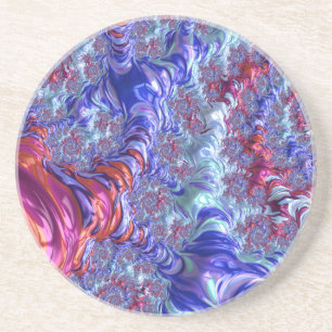 Posavasos De Arenisca Groovy Fractal