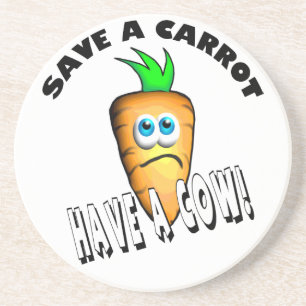POSAVASOS DE ARENISCA GUARDAR UNA CARROTA - TENER UNA VACA