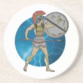 Posavasos De Arenisca Guerrero griego