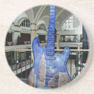 Posavasos De Arenisca Guitarra III de Cleveland