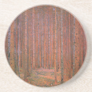 Posavasos De Arenisca Gustav Klimt Fir Forest Tannenwald