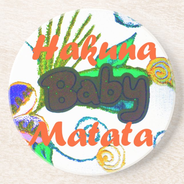 Posavasos De Arenisca Hakuna Matata Baby.png (Frente)