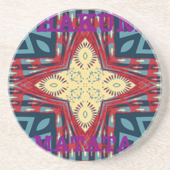 Posavasos De Arenisca Hakuna Matata Esperanza de dimisión (Frente)