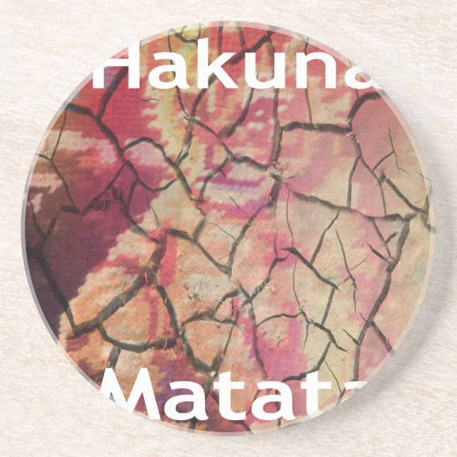 Posavasos De Arenisca Hakuna Matata.JPG (Frente)