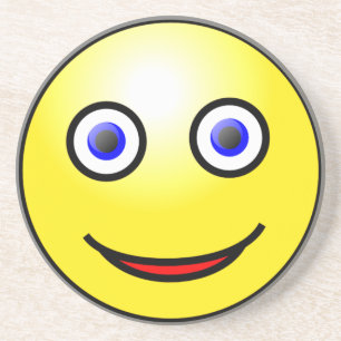 Posavasos De Arenisca Happy Face Coaster