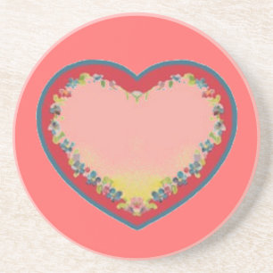 Posavasos De Arenisca Heart Coaster