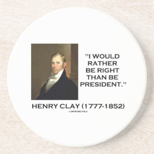 Posavasos De Arenisca Henry Clay tendría bastante razón que el