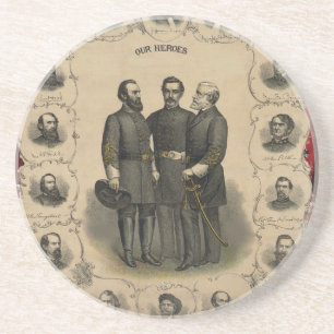 Posavasos De Arenisca Héroes de la guerra civil