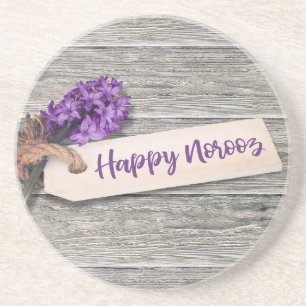 Posavasos De Arenisca Hícono Rustic Happy Norooz