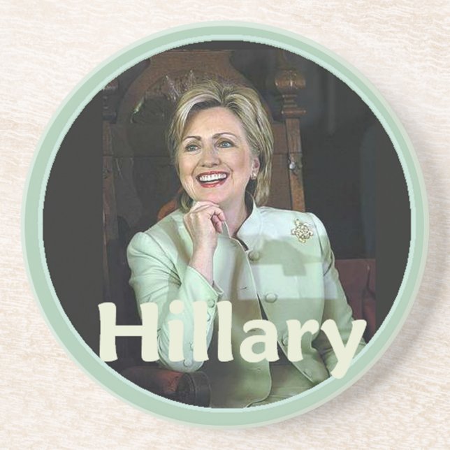 Posavasos De Arenisca Hillary 2016 (Frente)