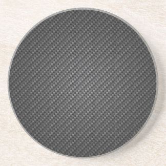 Posavasos De Arenisca Hoja de textura de fibra de carbono