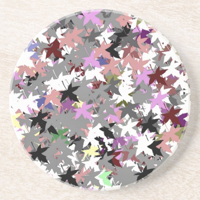 POSAVASOS DE ARENISCA HOJAS DE ÁRBOL (Frente)