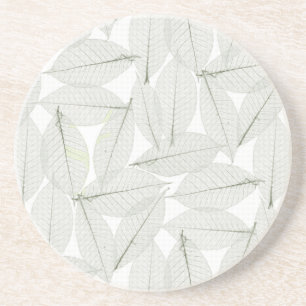 Posavasos De Arenisca Hojas otoñales