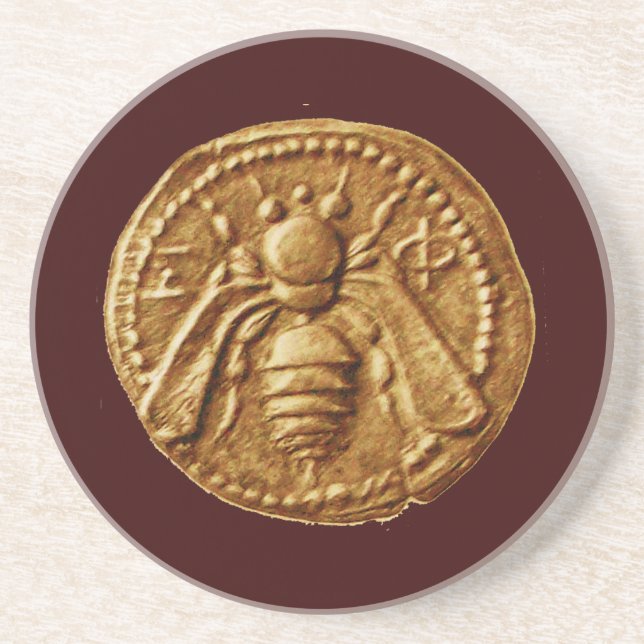 POSAVASOS DE ARENISCA HONEY BEE, BEEKEEPER (Frente)