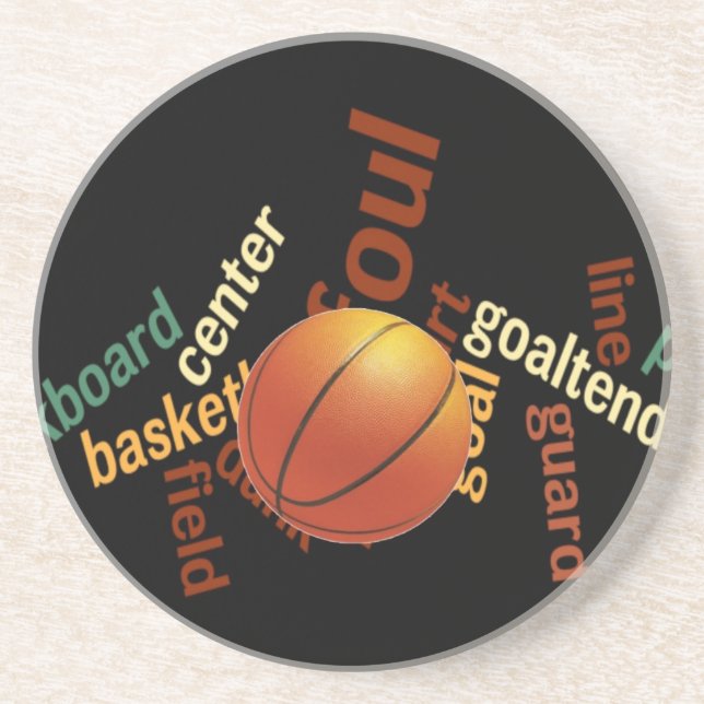 Posavasos De Arenisca Hoops Basketball Sport Fanatics.jpg (Frente)