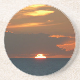 Posavasos De Arenisca Horizon Sunset Colorous Seascape Photography