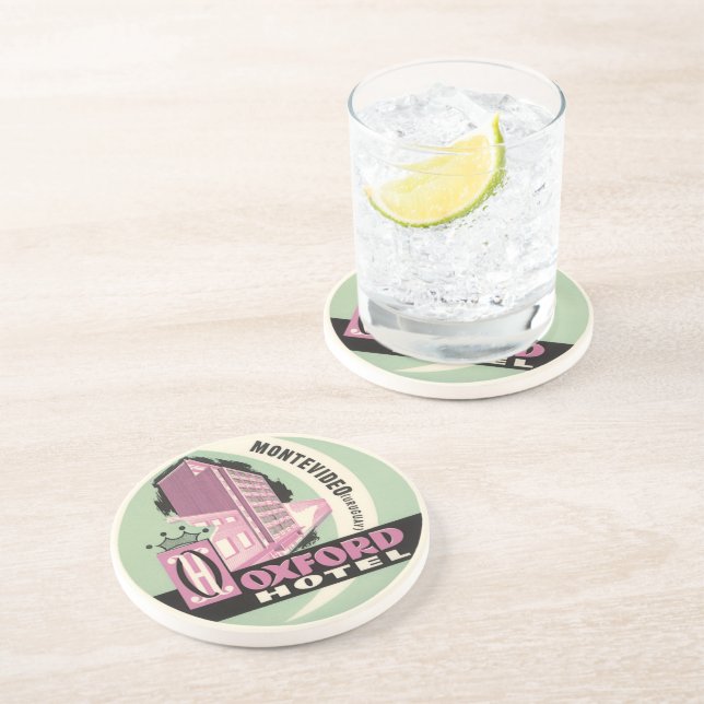 Posavasos De Arenisca Hotel Oxford, Montevideo, Uruguay, Viajes de Vinta (Lado)
