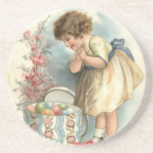 Posavasos De Arenisca huevos de pascua victorianos