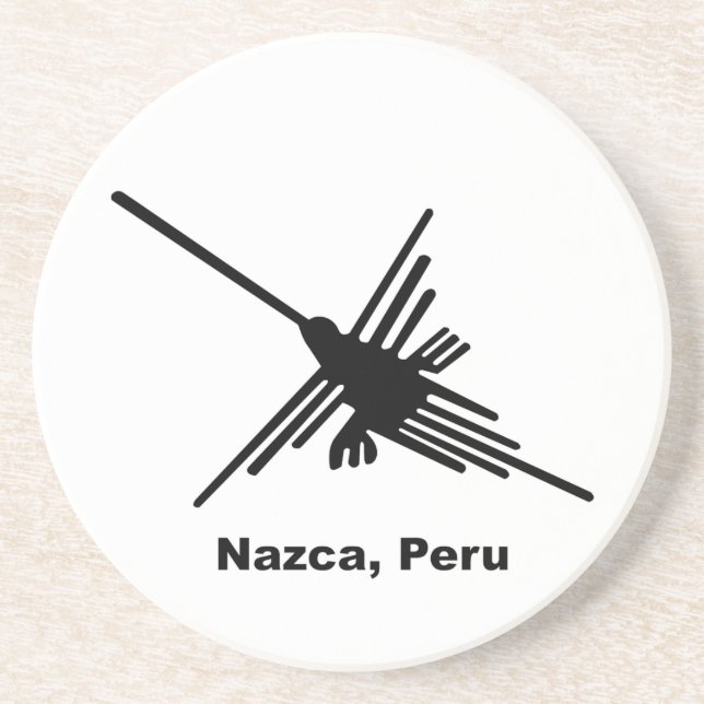 Posavasos De Arenisca Hummingbird Nazca, Perú (Frente)