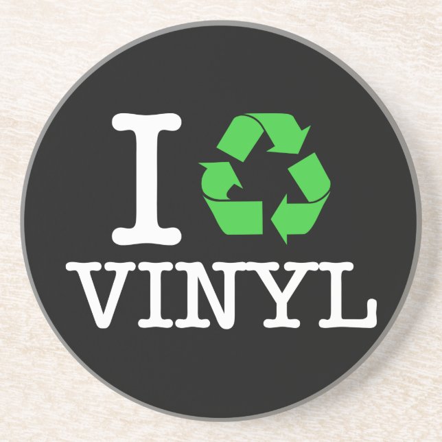 Posavasos De Arenisca I Recycle Vinyl (Frente)