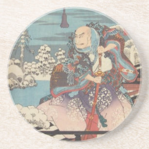 Posavasos De Arenisca Ichiryusai Hiroshige Coaster