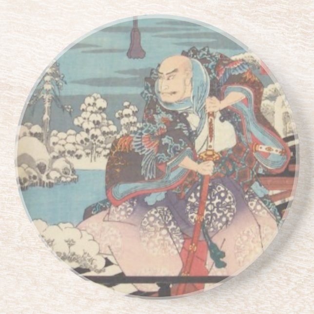 Posavasos De Arenisca Ichiryusai Hiroshige Coaster (Frente)