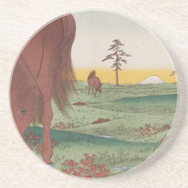 Posavasos De Arenisca Ichiryusai Hiroshige Coaster (Frente)