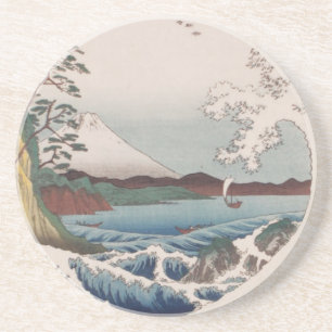 Posavasos De Arenisca Ichiryusai Hiroshige Coasterh