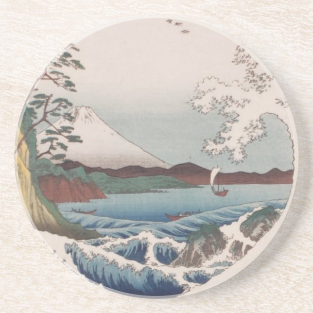 Posavasos De Arenisca Ichiryusai Hiroshige Coasterh (Frente)