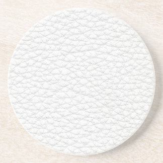 Posavasos De Arenisca Imagen del cuero blanco