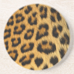 Posavasos De Arenisca Impresión de leopardo