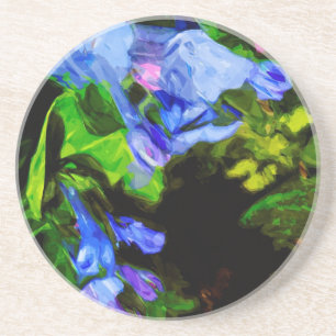 Posavasos De Arenisca Impresionante de Virginia Bluebell Wildflower