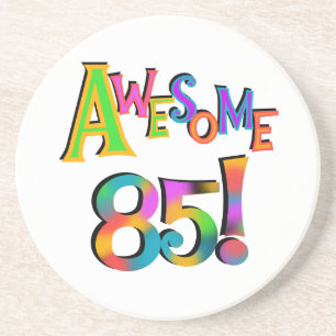 Posavasos De Arenisca Impresionantes camisetas de cumpleaños 85 y regalo