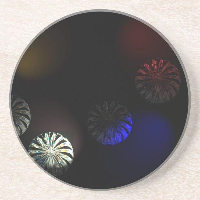 Posavasos De Arenisca Impresora virtual de color (Frente)