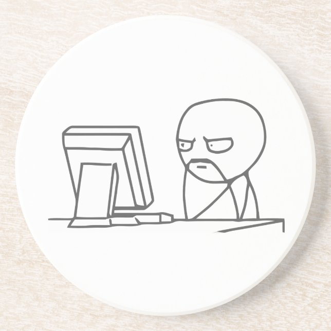 Posavasos De Arenisca Individuo Meme - práctico de costa superior del (Frente)
