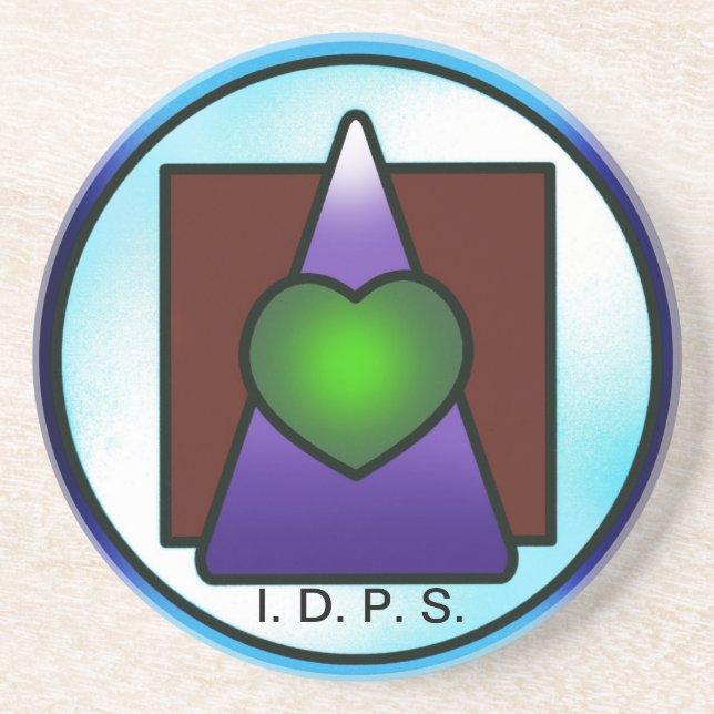 Posavasos De Arenisca Instituto de la ciencia filosófica divina (Frente)