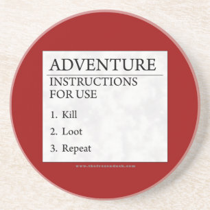 Posavasos De Arenisca Instrucciones de la aventura