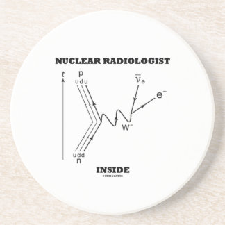 Posavasos De Arenisca Interior nuclear del radiólogo (decaimiento