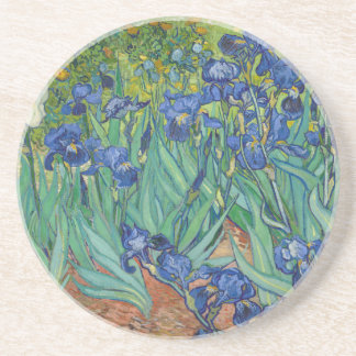 Posavasos De Arenisca Irises de Vincent Van Gogh 1889