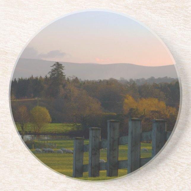 Posavasos De Arenisca Irlanda es hermosa (Frente)