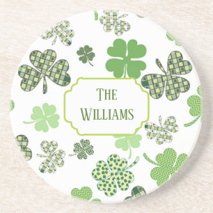 Posavasos De Arenisca Irlandés del día de St Patrick que sorprende