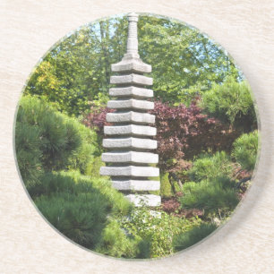 Posavasos De Arenisca Jardín Japonés