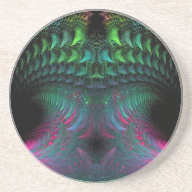 Posavasos De Arenisca Jellyfish digital (Frente)