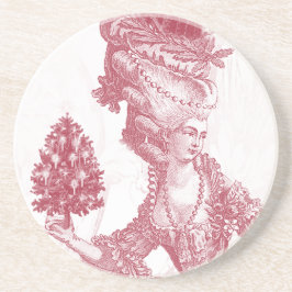 Posavasos De Arenisca Joyeux Noel (rouge)