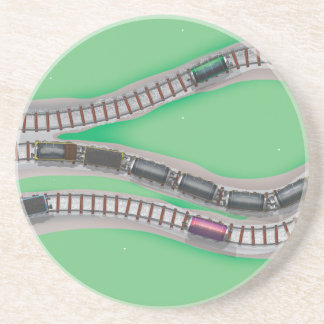 Posavasos De Arenisca Juego de tren