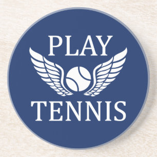 Posavasos De Arenisca Jugar al tenis