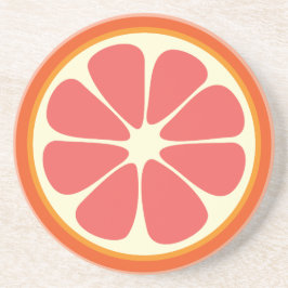 Posavasos De Arenisca Juicy Grapefruit Summer Citrus Fruit Slice