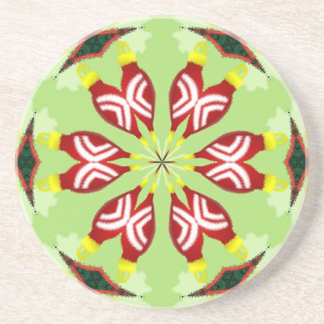 Posavasos De Arenisca Kaleidoscope ‘K1 SQ’ (Frente)